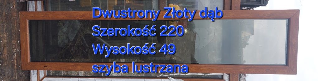 Okno Antracyt 136x137 3 szyby 3 uszczelki Fix -30%