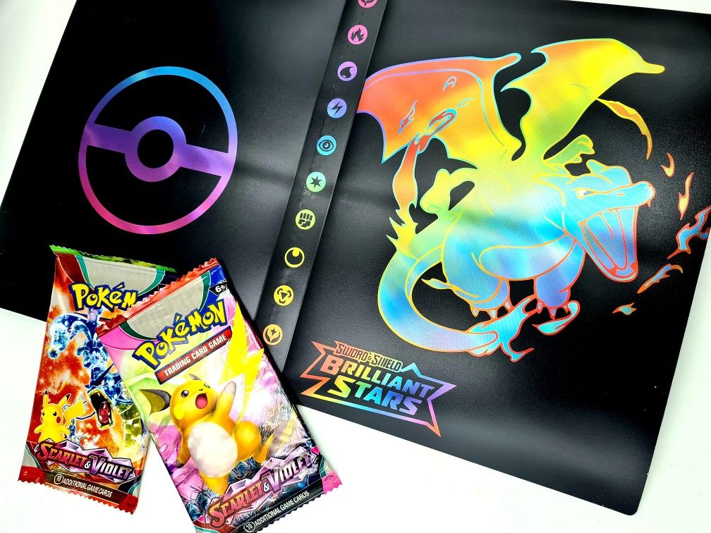 Zestaw Pokemon album A5 + karty Pokemon nowe zabawki