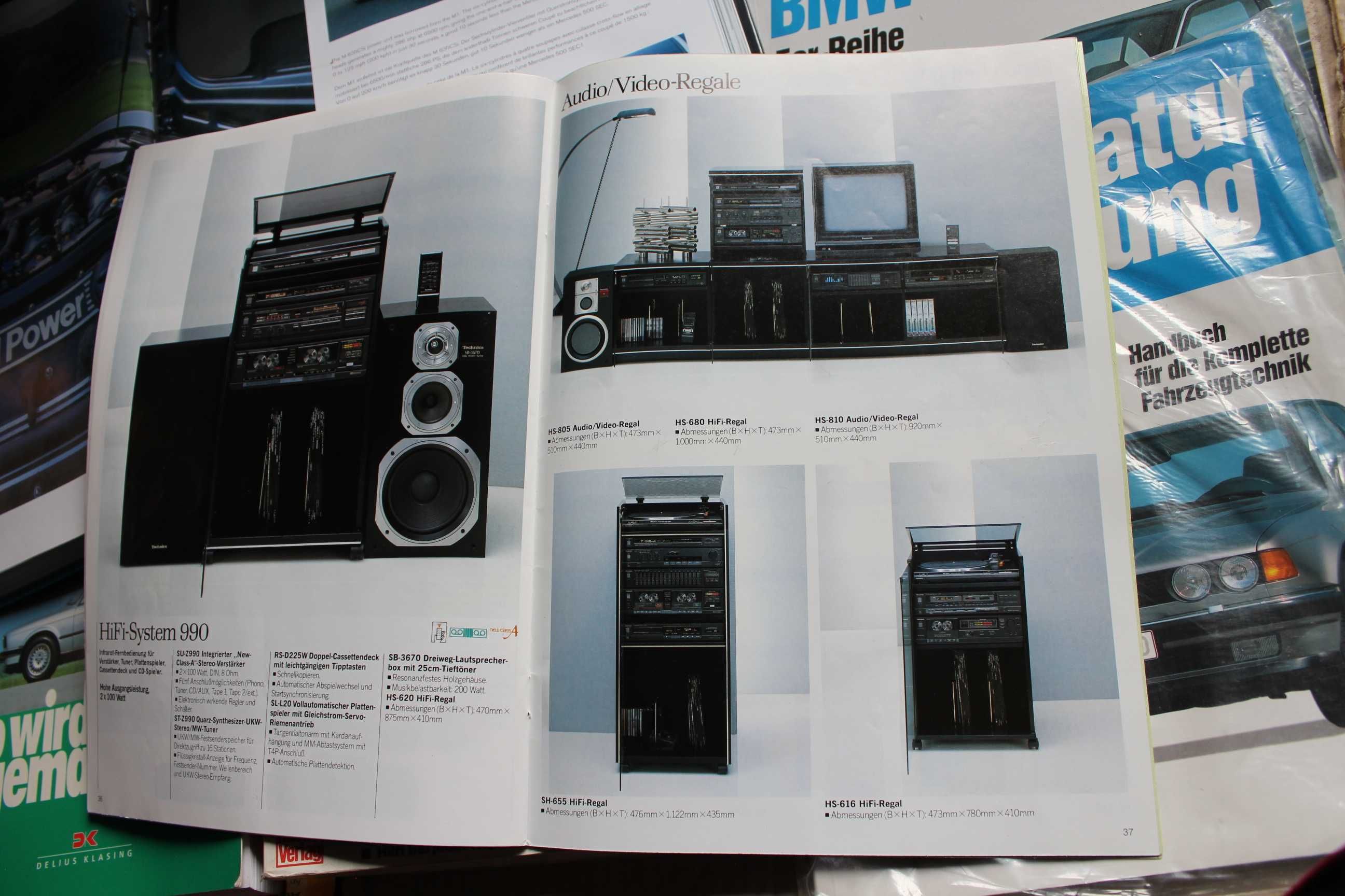 Katalog / prospekt Technics HiFi Audio 1987