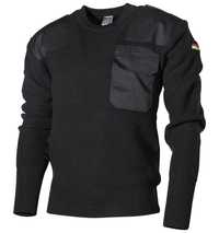sweter wojskowy bw czarny 60
