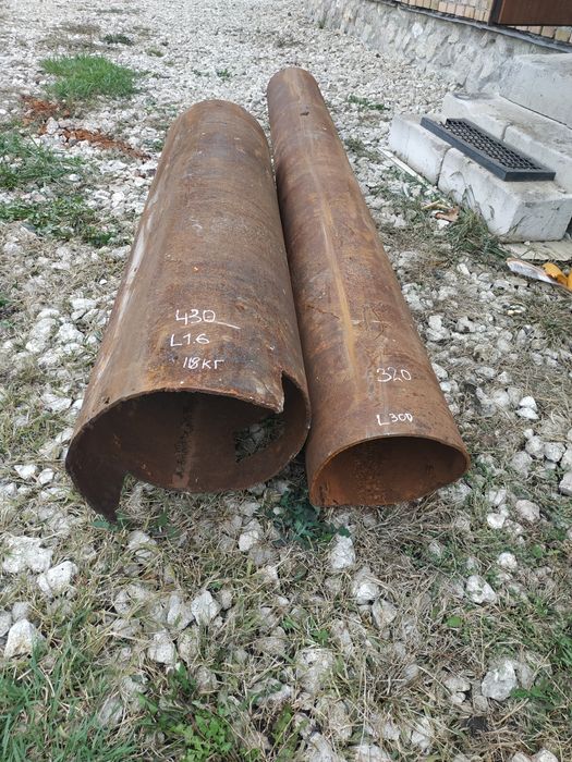 Труба металева 530мм430мм320мм270мм220мм під буржуйку