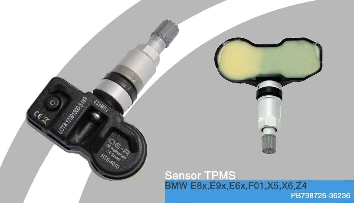 Sensor Pressão Pneu (TPMS) Novo P/BMW E9x,E60,E65,E63,X3,X5,X6,Z4