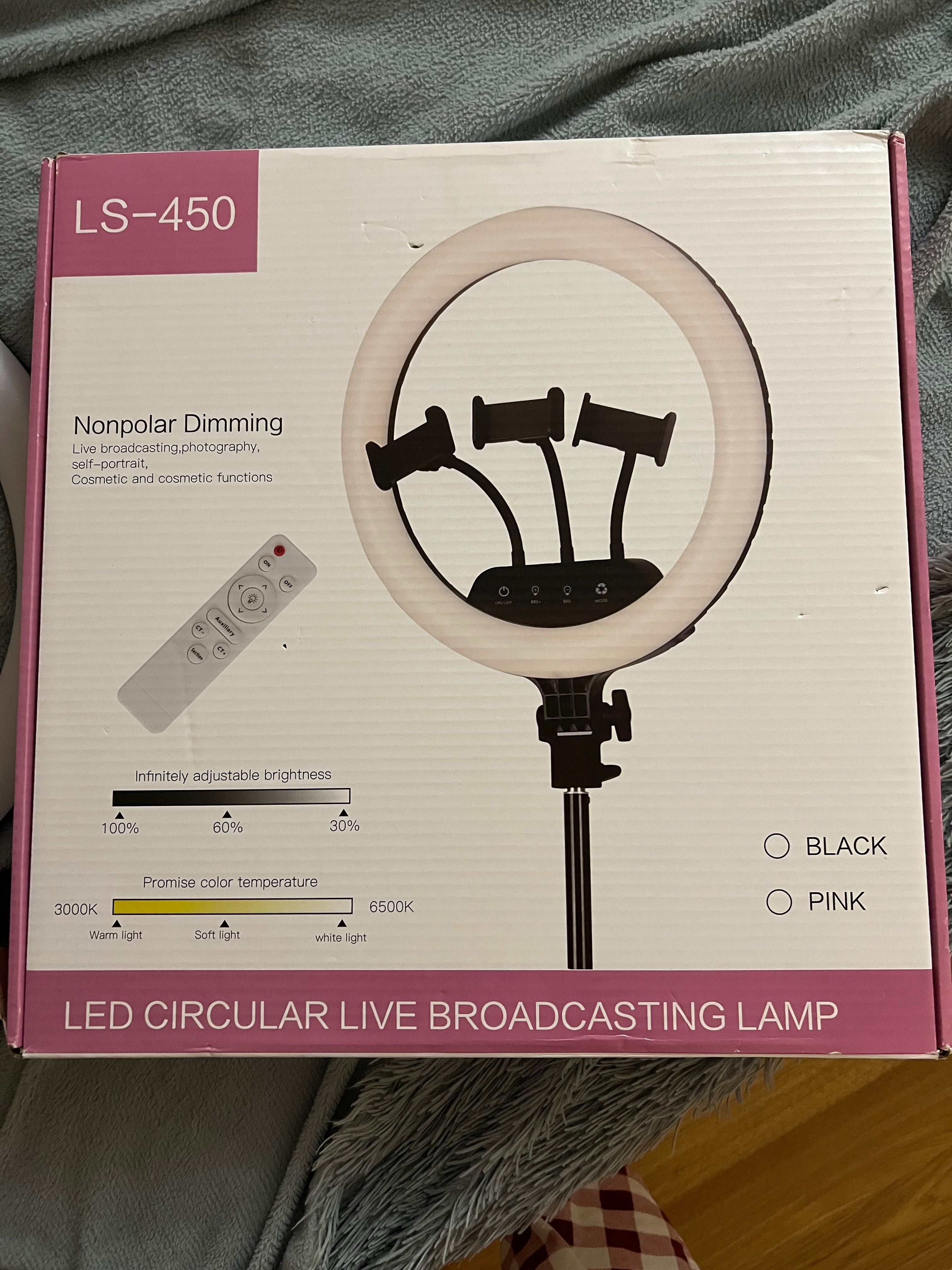 Кільцева LED лампа Les 450