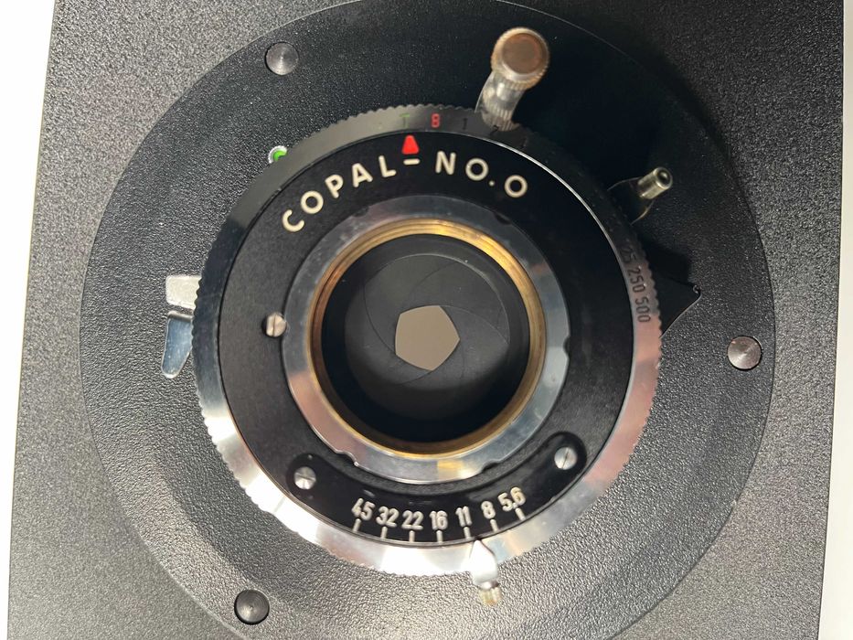 Placa de obturador SINAR Copal 0.0