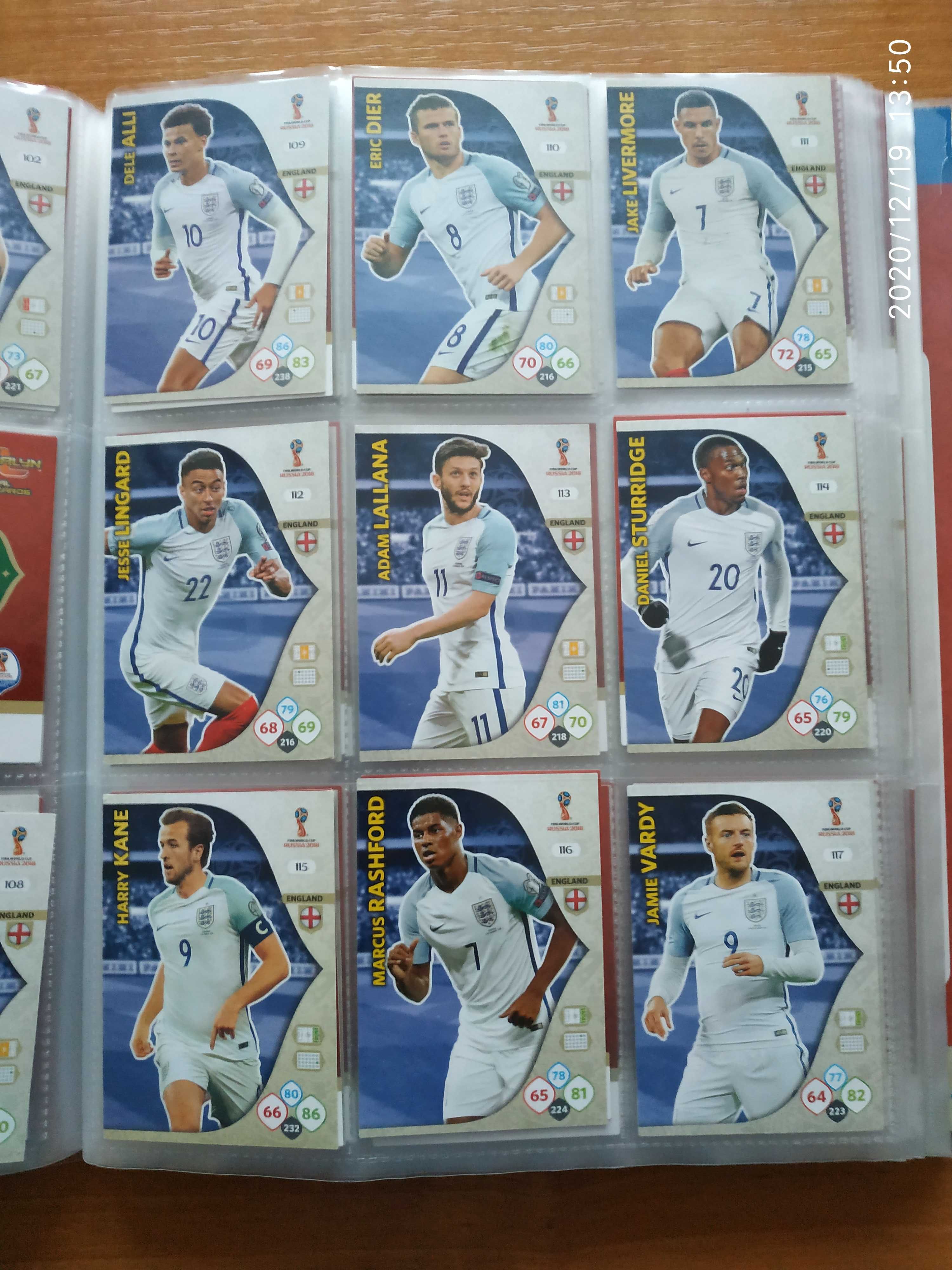 Zamienię karty Panini FIFA World Cup Russia 2018 Adrenalyn XL