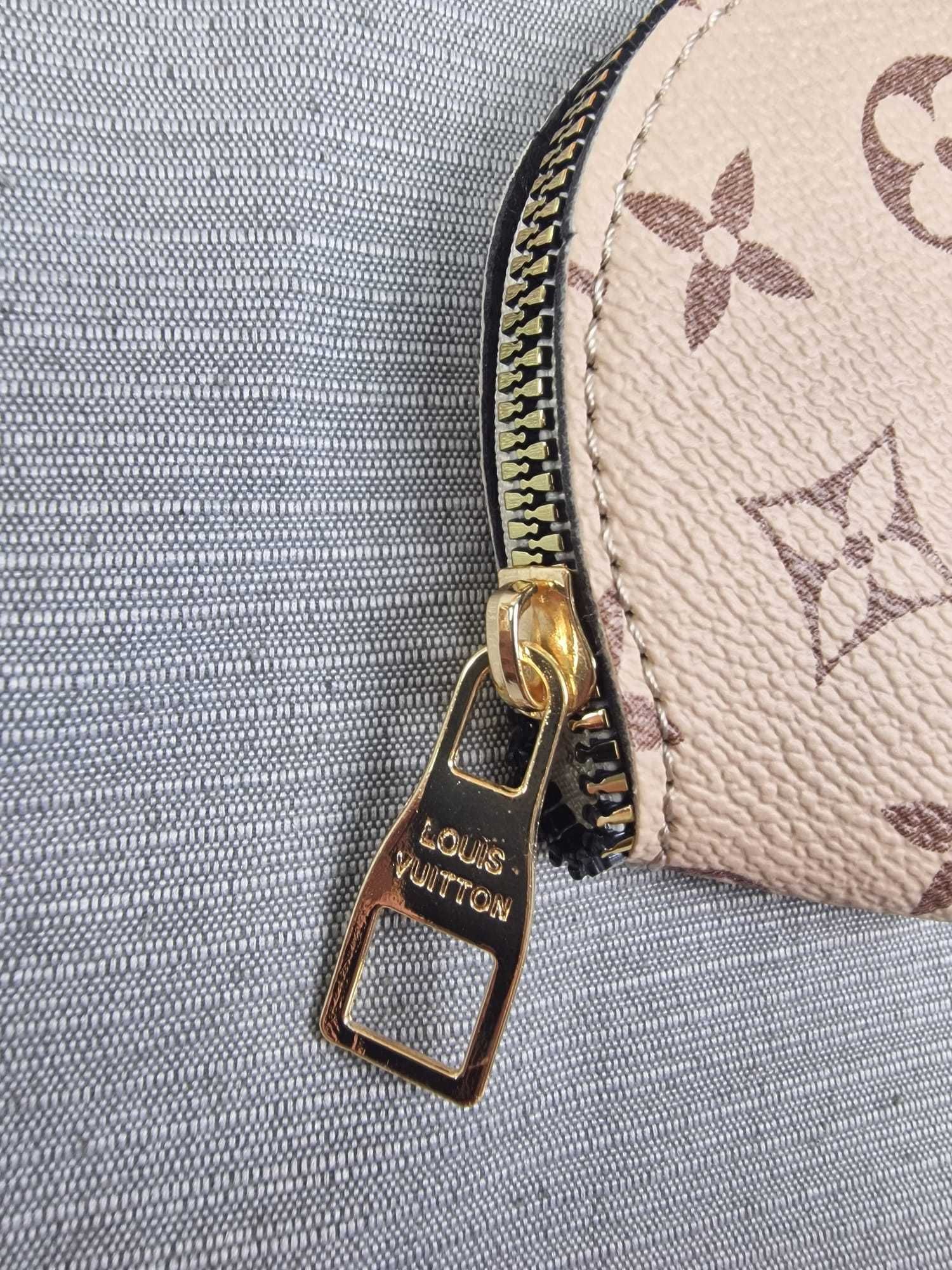 Torebka damska 3w1 Louis Vuitton beżowa torebki damskie LV hit