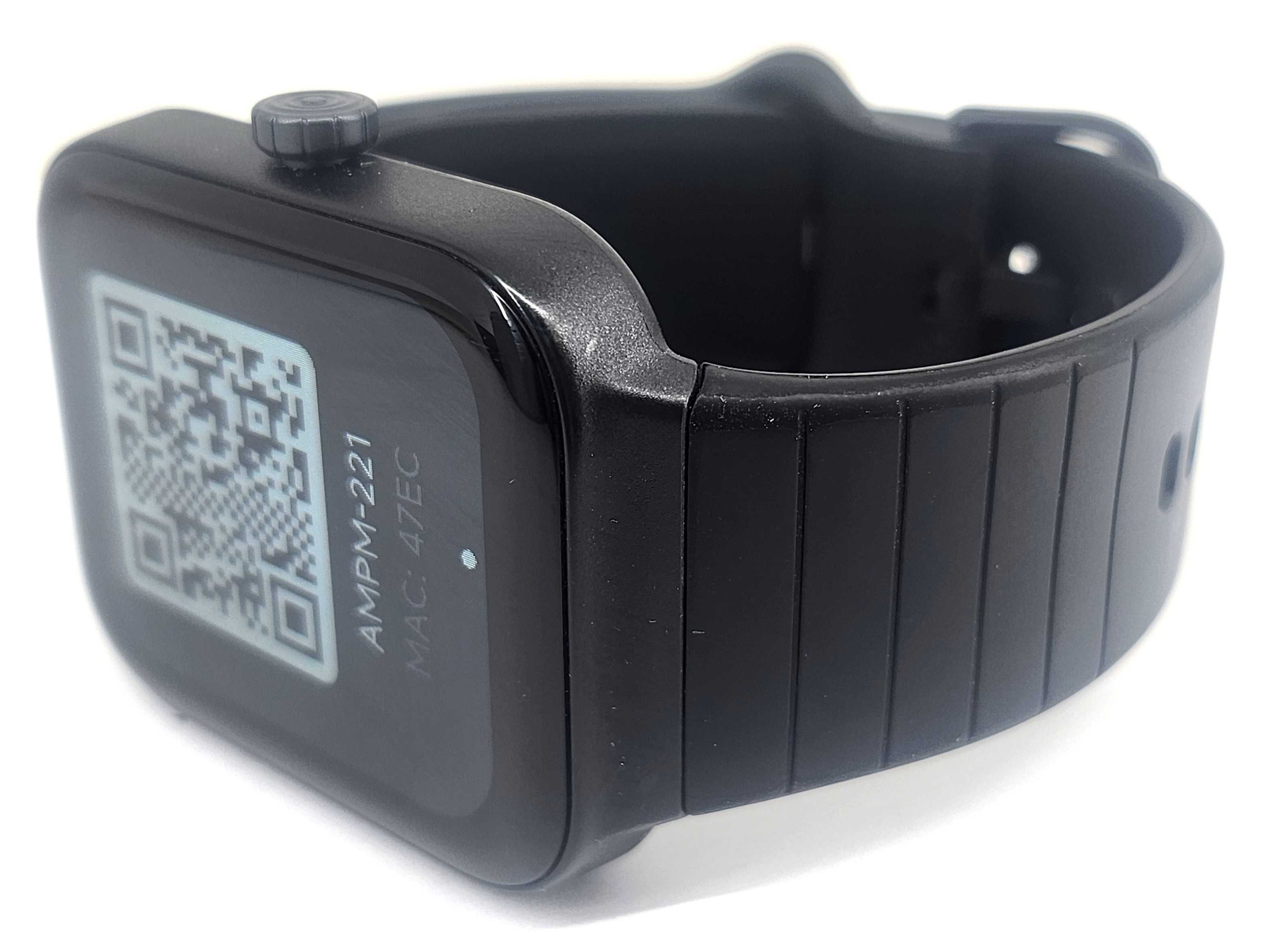 SMARTWATCH AM:PM 221 PS221-U353-K1 zegarek czarny uniseks kardio