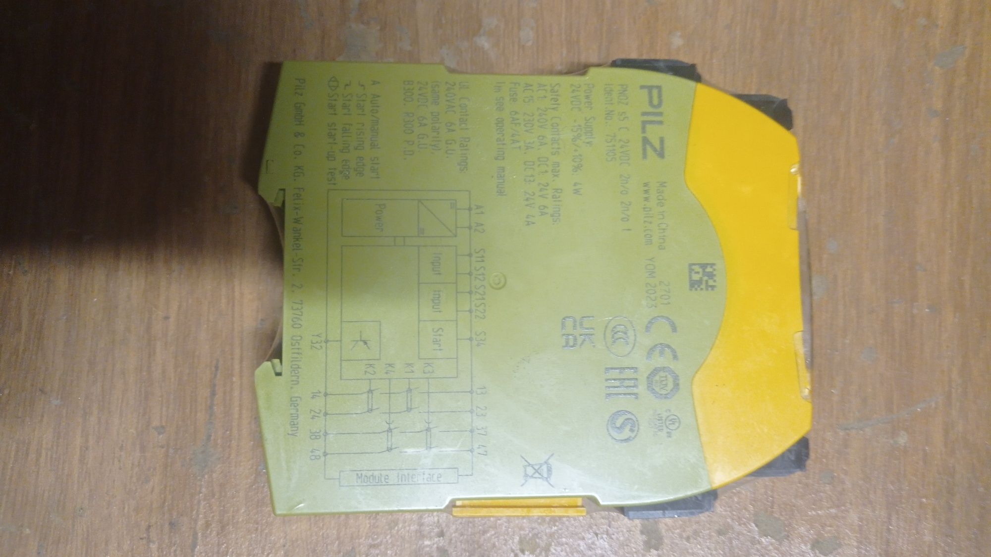 Kontroler Pilz pnoz s5