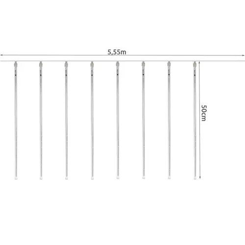 Lampki- meteory 36LED 50cm- ciepły biały 19930