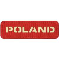 M-Tac Naszywka Patch Poland Laser Cut Red Luminate