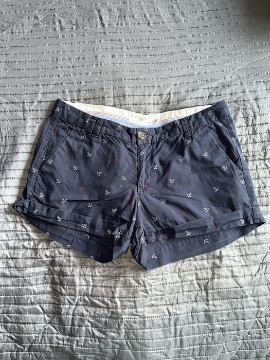 Szorty marynarskie pin up kotwice damskie S h&m