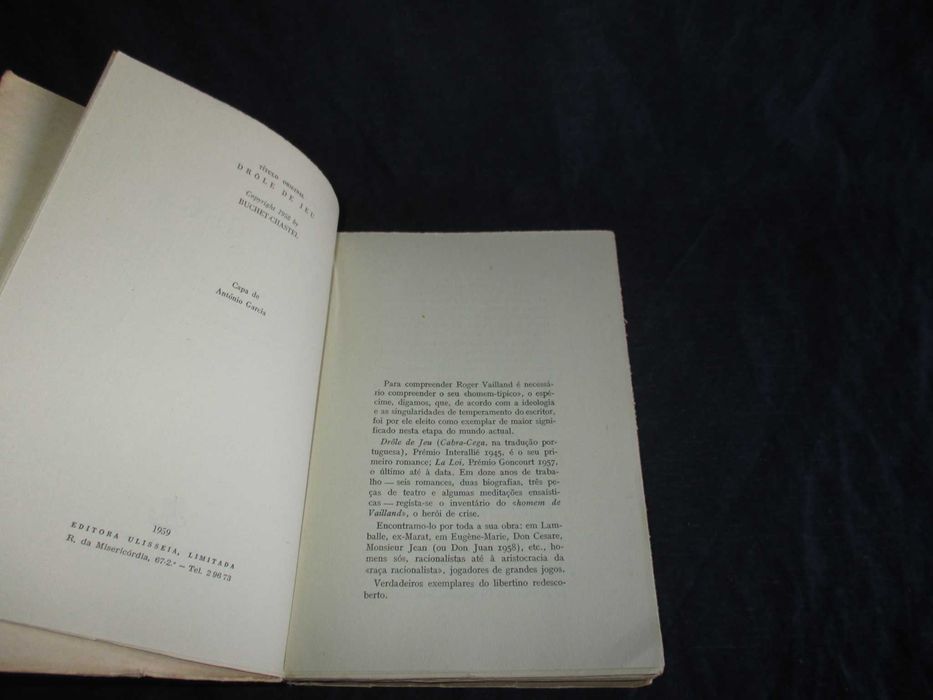 Livro Cabra Cega Roger Vailland