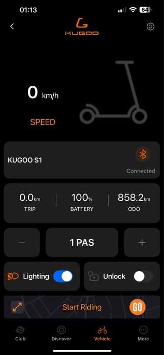 Hulajnoga elektryczna kugoo kirin s1