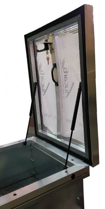 Wyłaz dachowy 80x80 alu, poliweglan gr 16mm, PRODUCENT, rozne wymiary