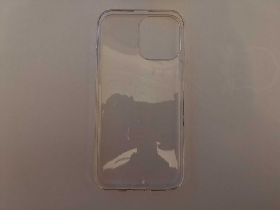 Capa para iPhone 13 Pro Max de Silicone Transparente *NOVA*