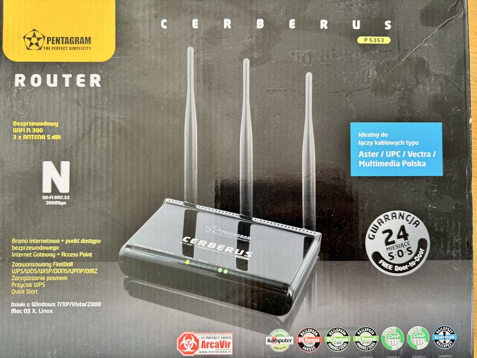 Router Pentargam Cerberus P6363