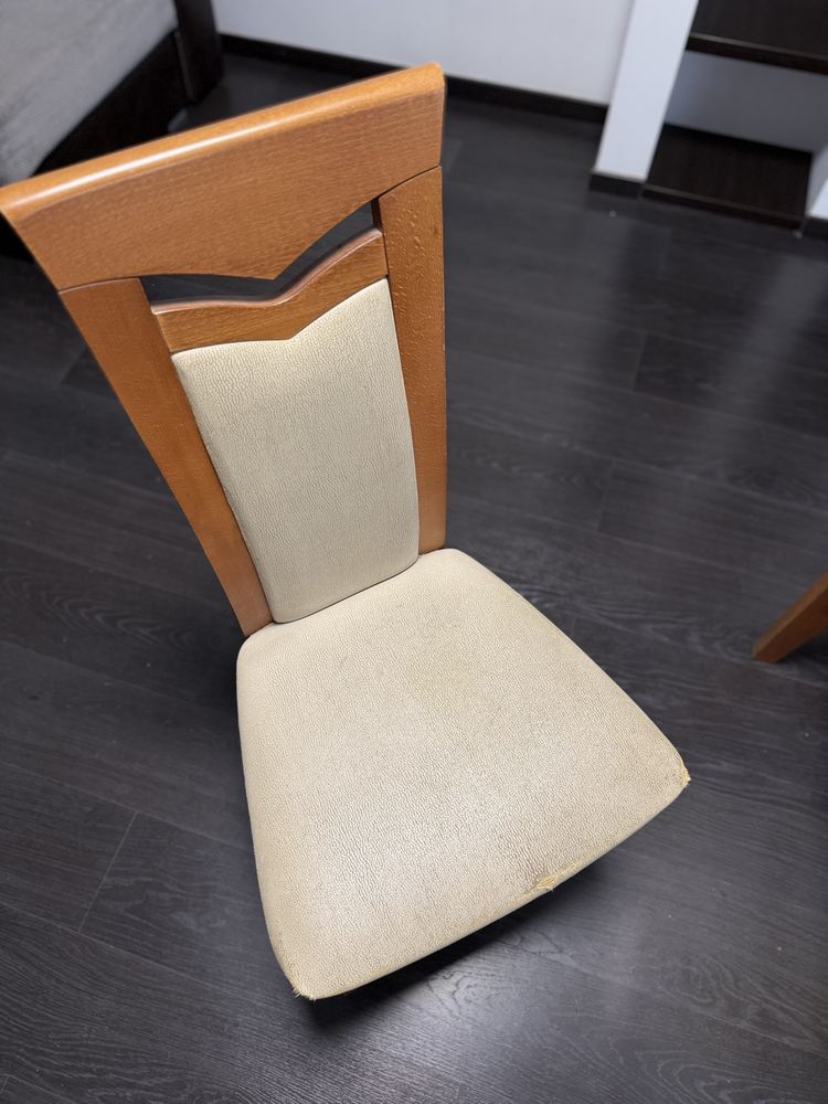 Stół 90x90 z krzesłami