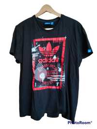 Adidas koszulka czarna poker M t-shirt