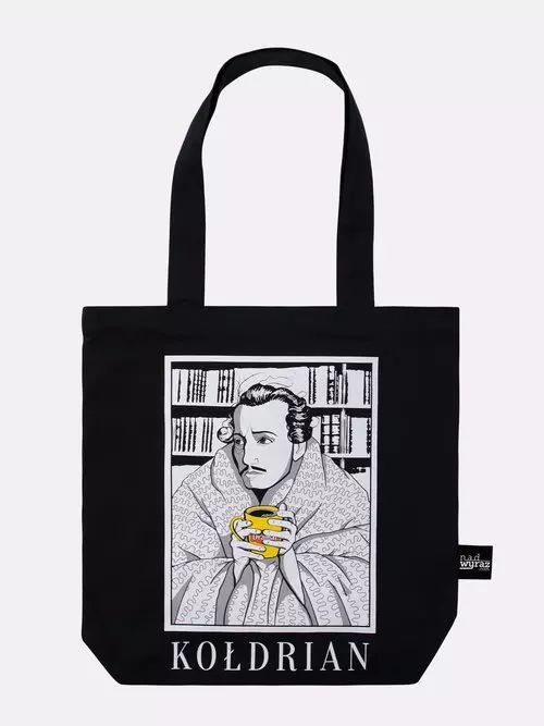 Kołdrian torba bawełniana czarna. Absztyfikant