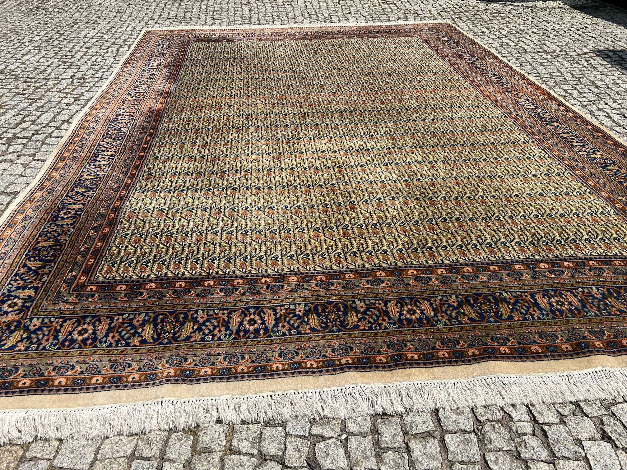 Kaszmirowy dywan perski Indo-Senneh 360x250 galeria 27 tys