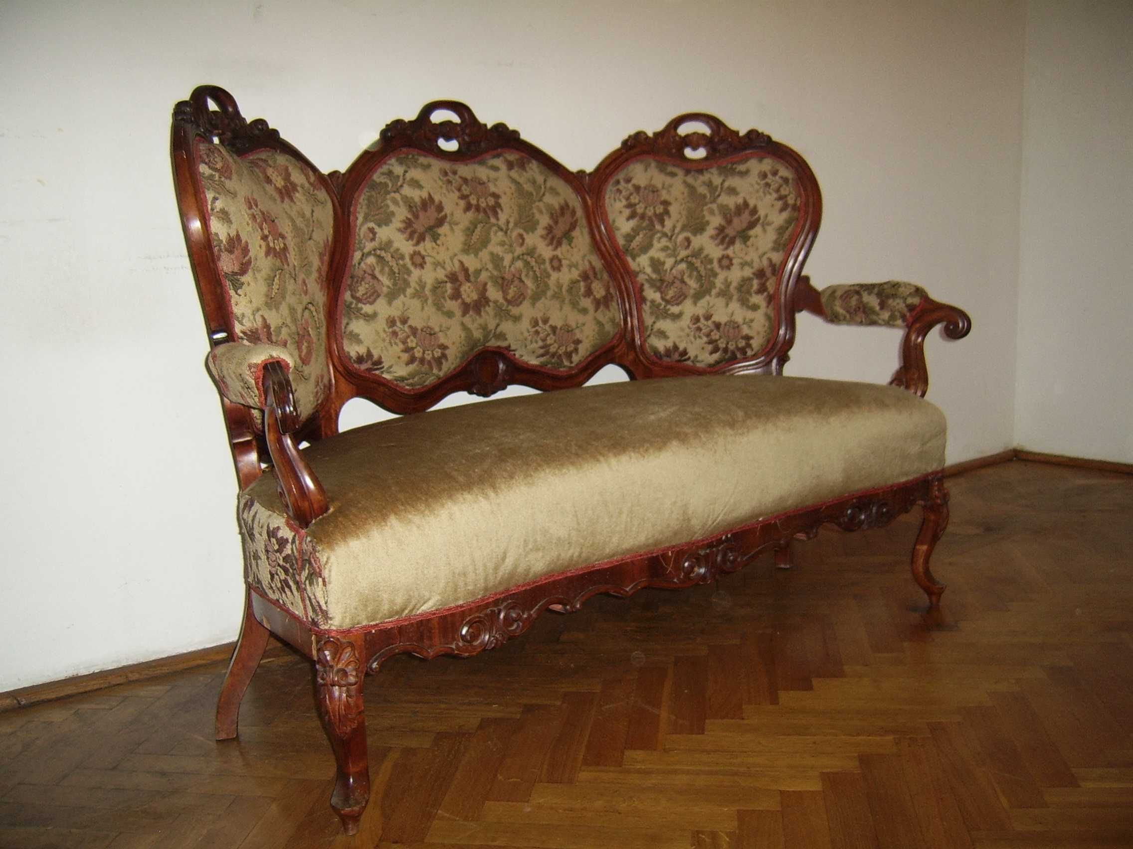 Stara Stylowa  kanapa sofa - replika  vintage