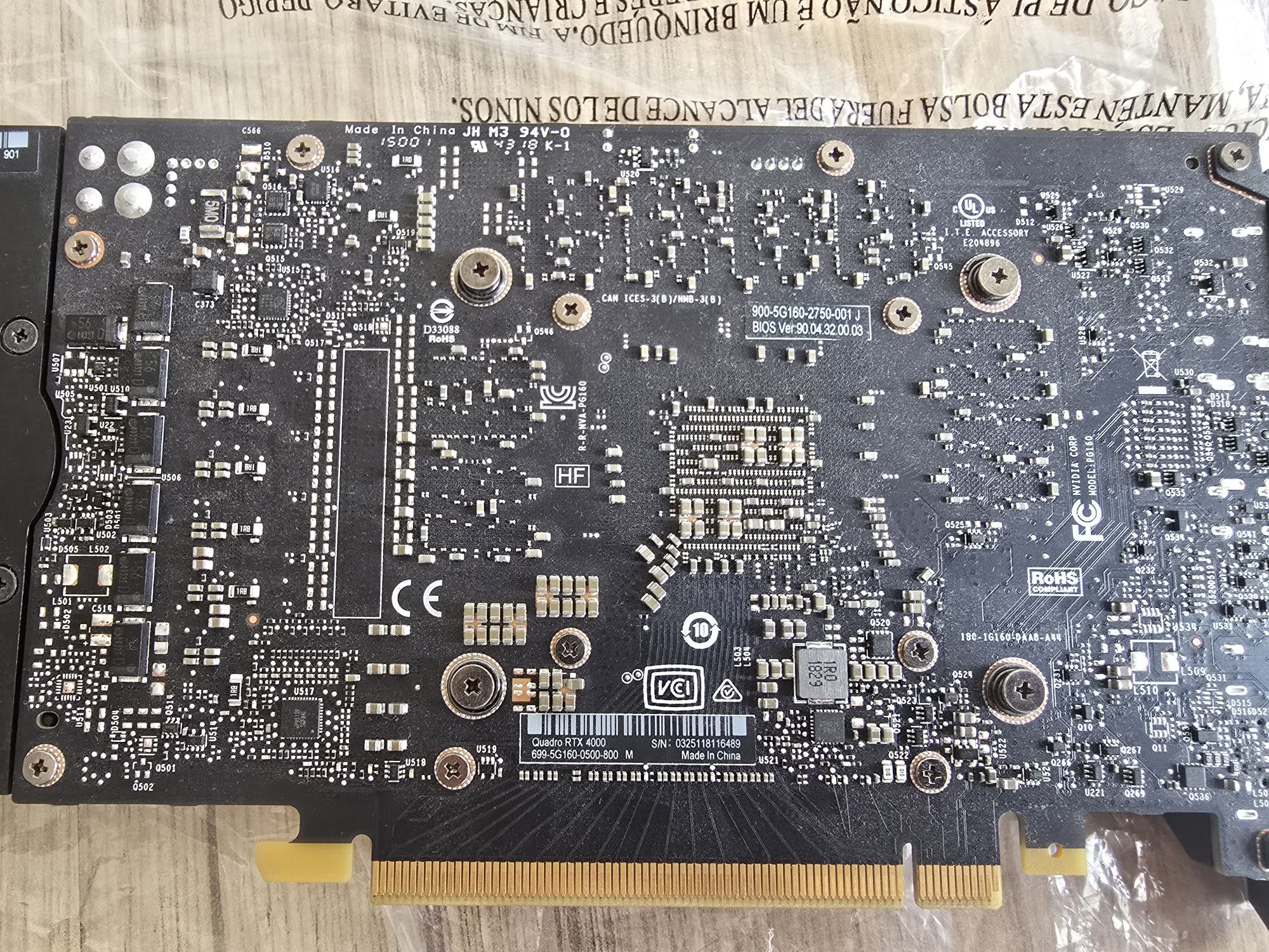 NVIDIA QUADRO RTX4000 8gb gddr6 256bit