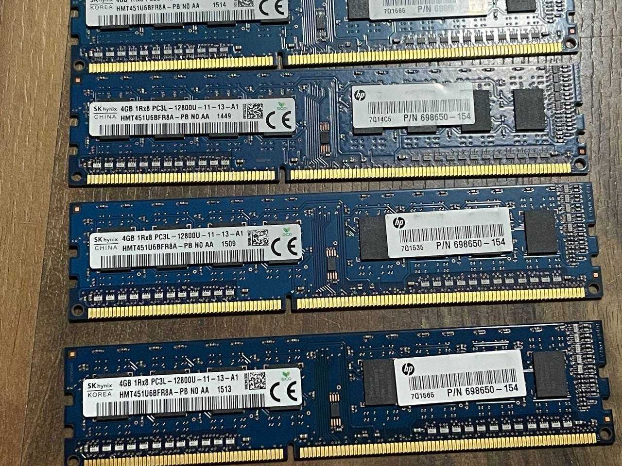Оперативная память Hynix 4GB DDR3 1Rx8 PC3L-12800U