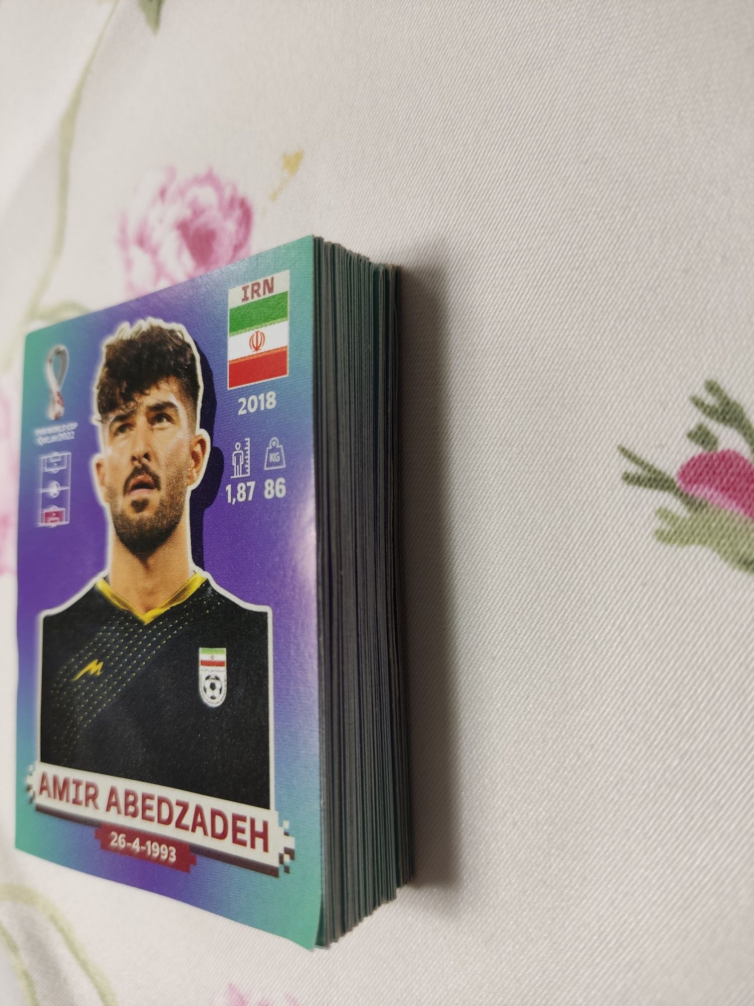 75x Autocolantes Mundial 2022 Panini