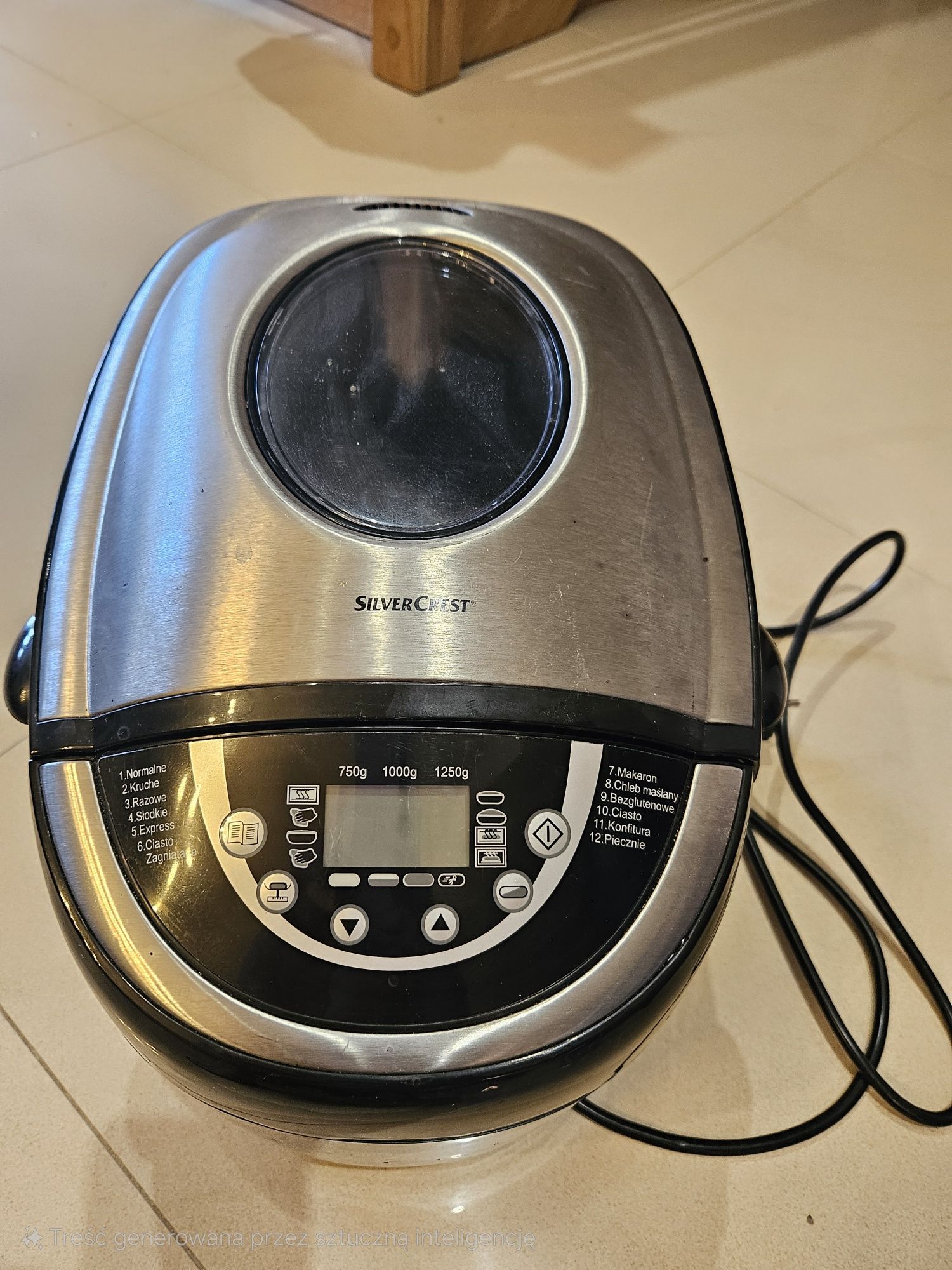 Automat do pieczenia chleba Silvercrest Lidl