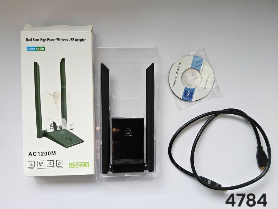 WiFi6 dwuzakresowy 1800Mbps USB 3.0 (4784-34)