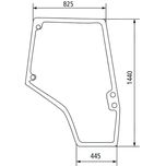 szyba drzwi prawa Massey Ferguson 5445, 5450, 5455, 5460, 5465, ACX506