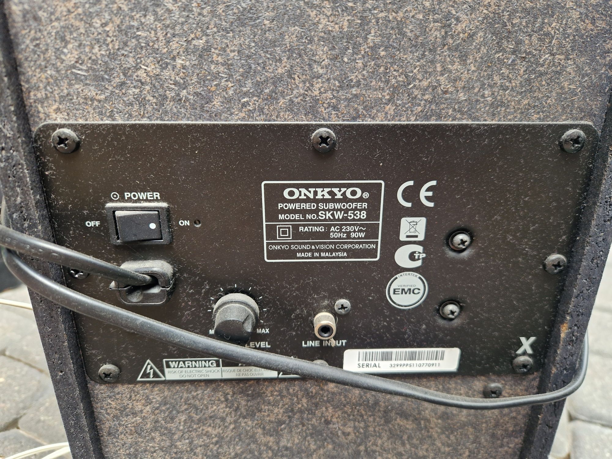 Amplituner Pioneer 105w + zestaw ONKYO Kina domowego 5.1