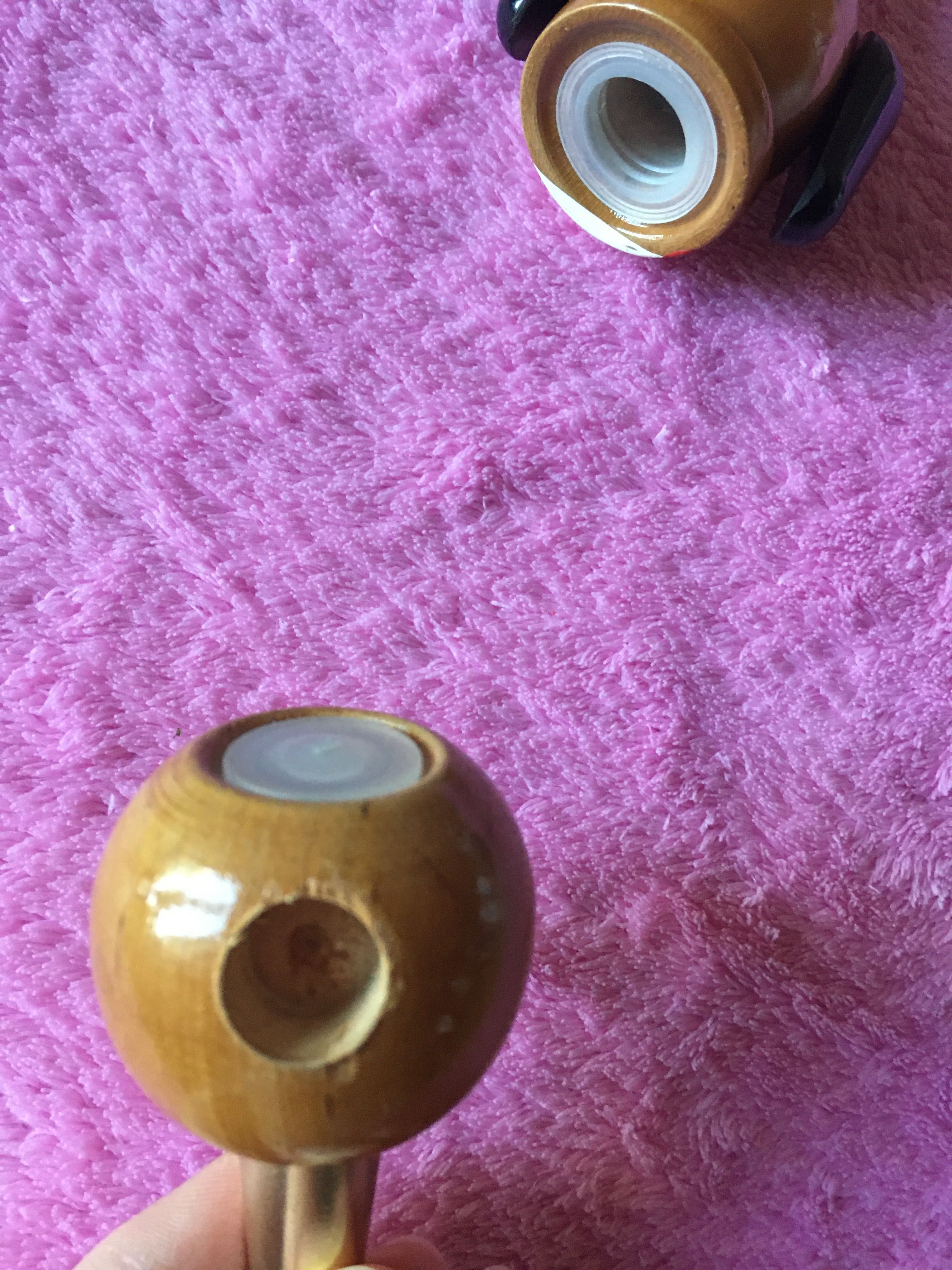 Pingwin drewniana solniczka i pieprzniczka 2w1 vintage, PRL, unikat