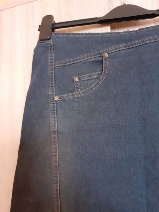 38 Jak nowa spódnica dżinsowa jeansowa midi Promod Y2K vintage retro