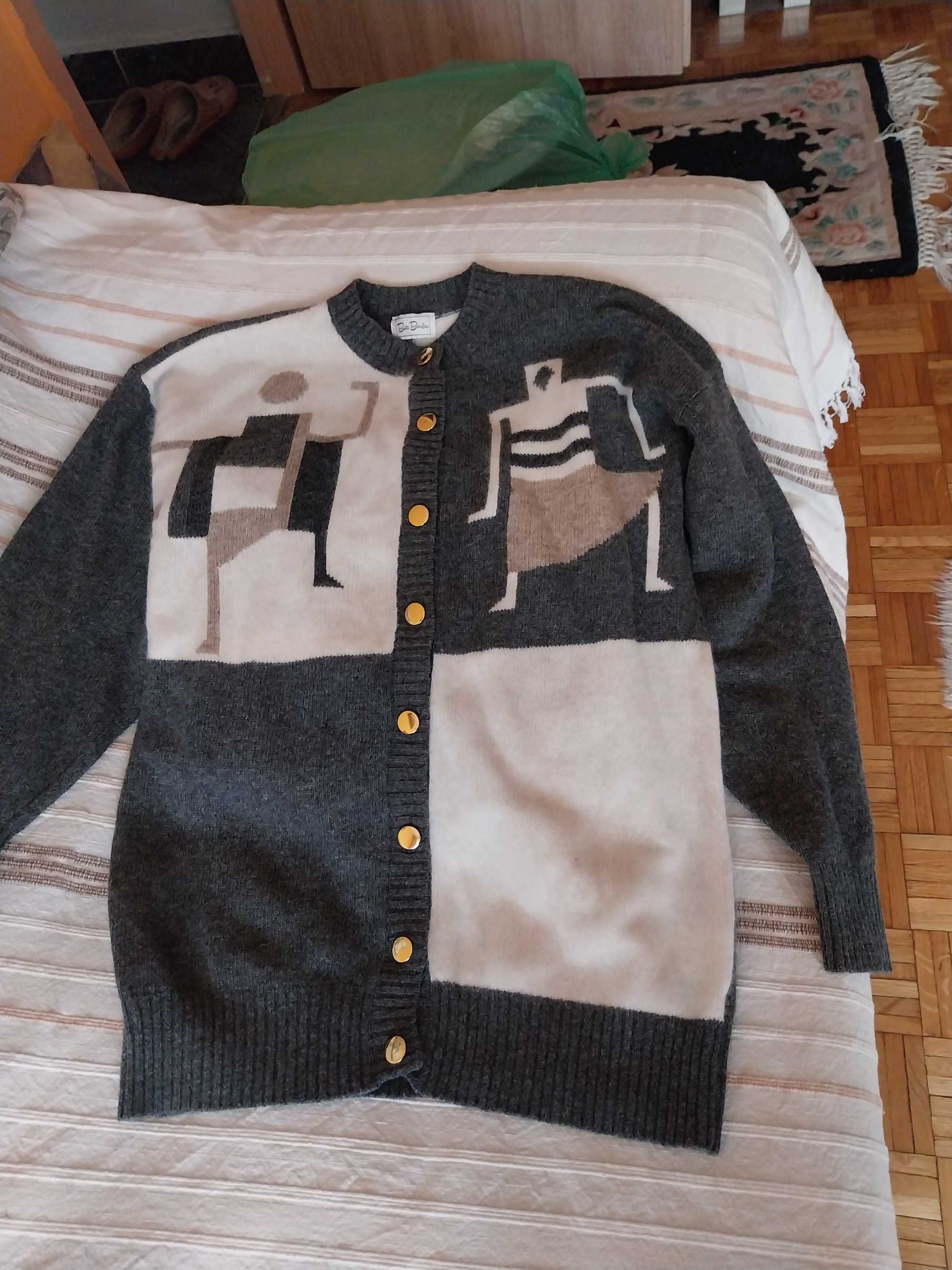Sweter damski Betty Barclay rozmiar L z angorą