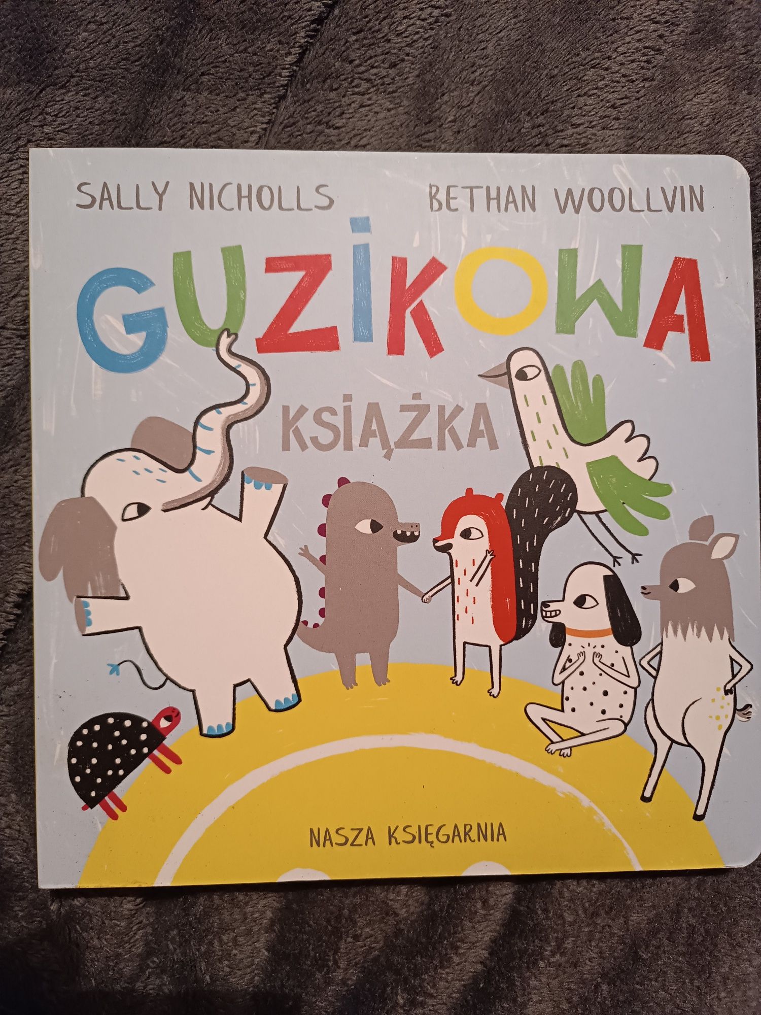 Guzikowa książka kartonowa aktywizująca nasza księgarnia guzik wciśnij