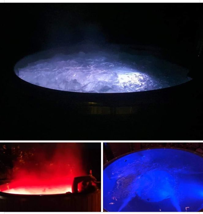 Bieszczady, zima, balia, gwiazdy, astrofotografia, domek Baligród,