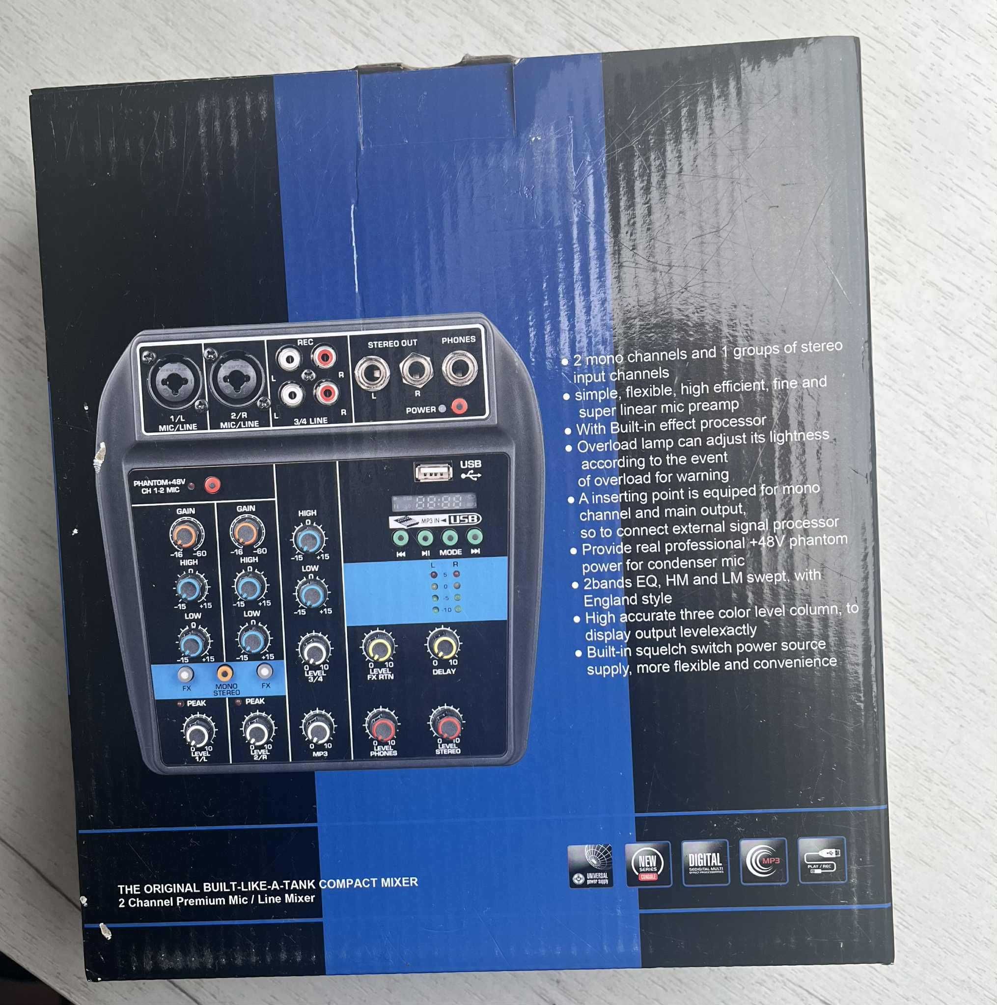 DNA MIX 4U Professional mixing console