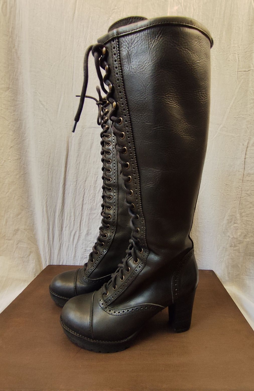 Botas Pele estilo Retro