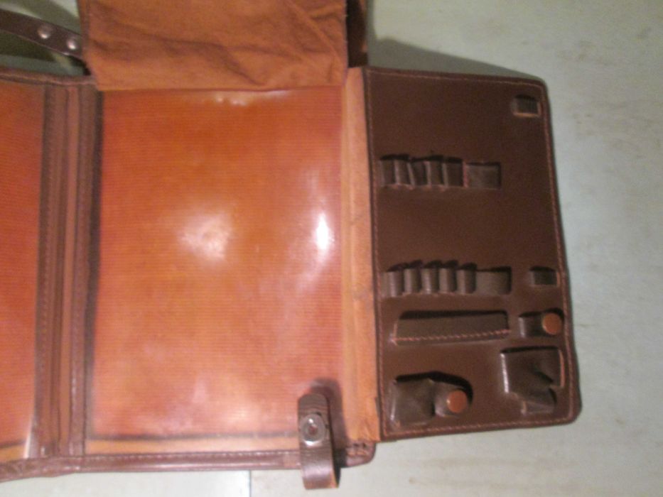 Планшет офіцерський розкладний. СРСР. Натуральна шкіра. 31 х 21 х 6 см