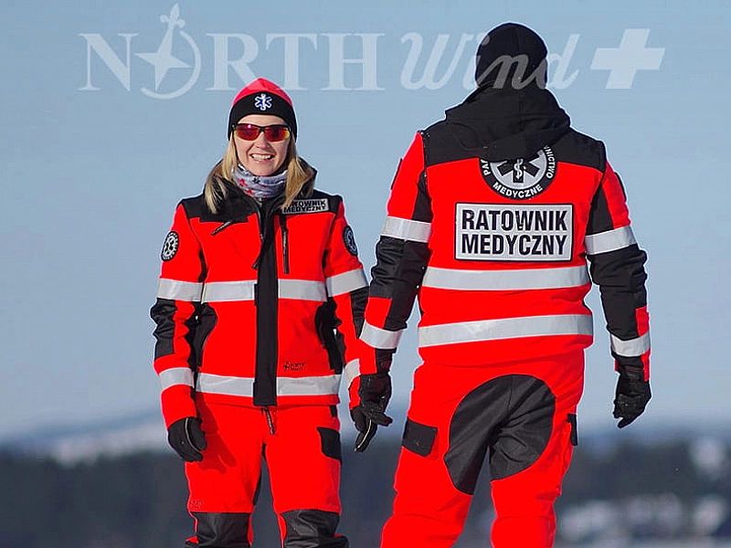 Komplet ratowniczy (kurtka + polar) PRM FLUO całoroczny