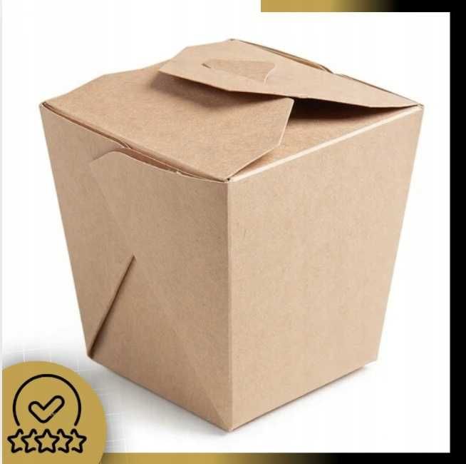 Opakowanie Na Wynos NOODLE BOX-KEBAB BOX Kraft 750ml 50szt