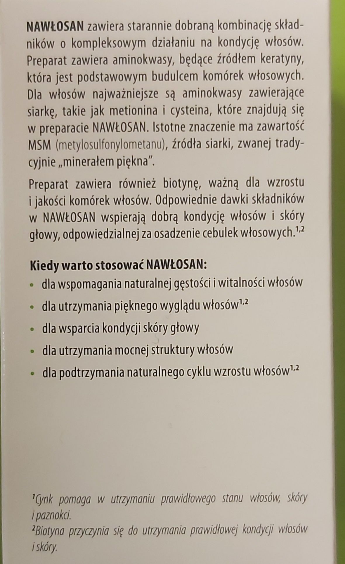 Nawłosan - suplement diety 30 tabletek