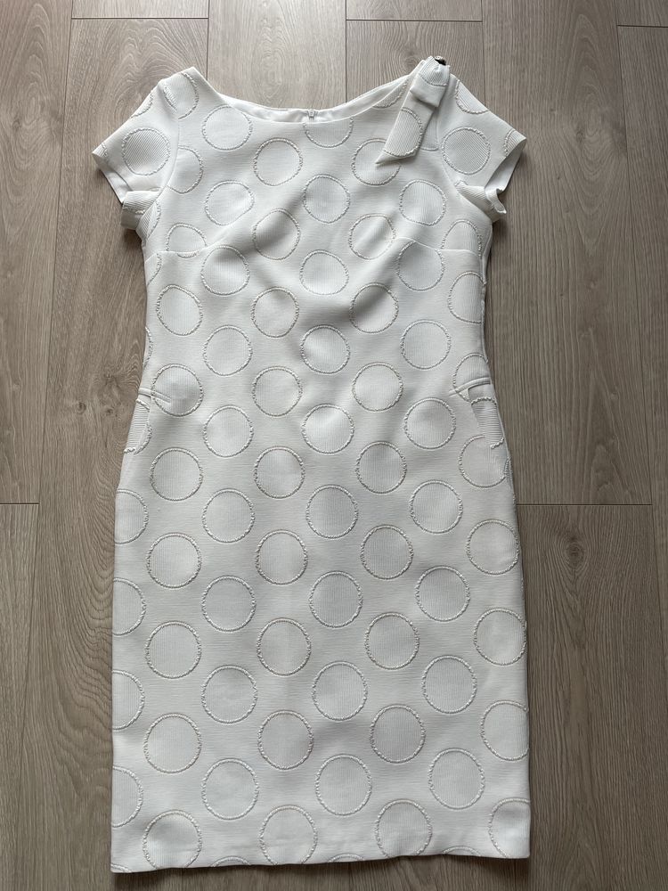 Sukienka midi elegancka imprezowa wizytowa