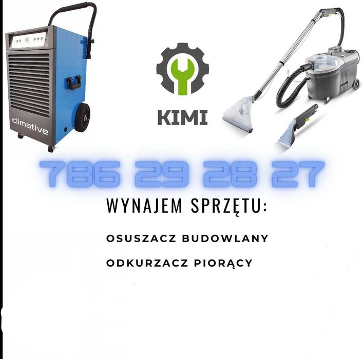 WYNAJEM Osuszacz powietrza budowlany Climative DH-50 PRO!
