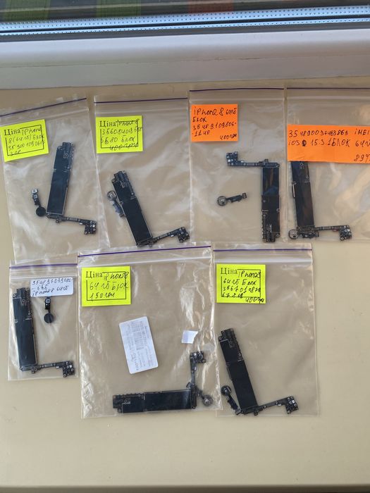 Iphone 7 , 8   материнська плата Icloud lock