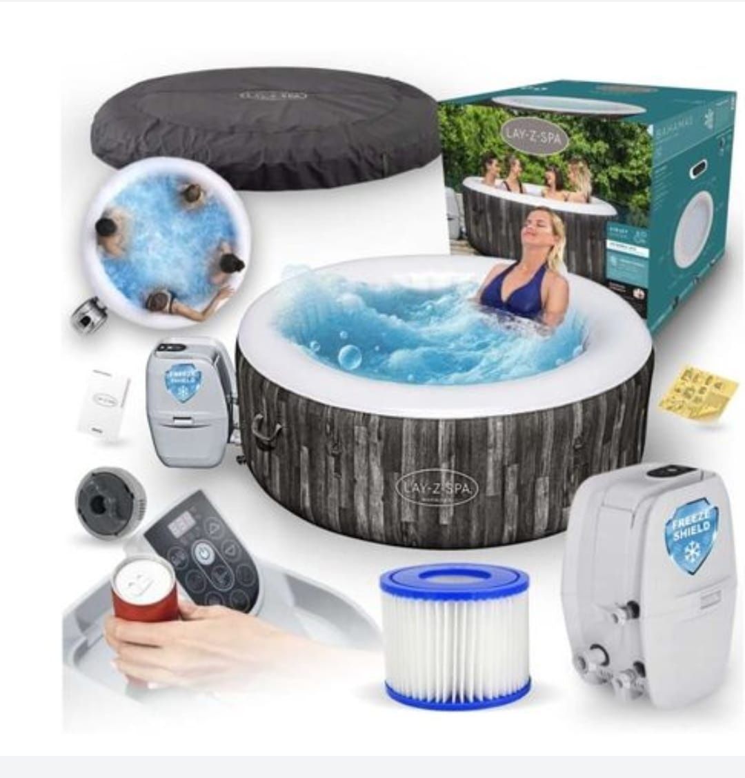 Basen ogrodowy Jacuzzi Spa Hydromasaż