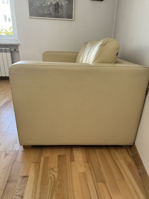 Dwie skórzane kanapy