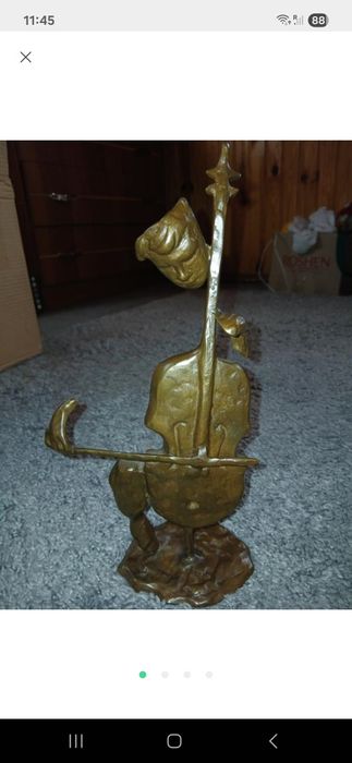Вінтажна бронзова скульптура з Швеції висота 33см