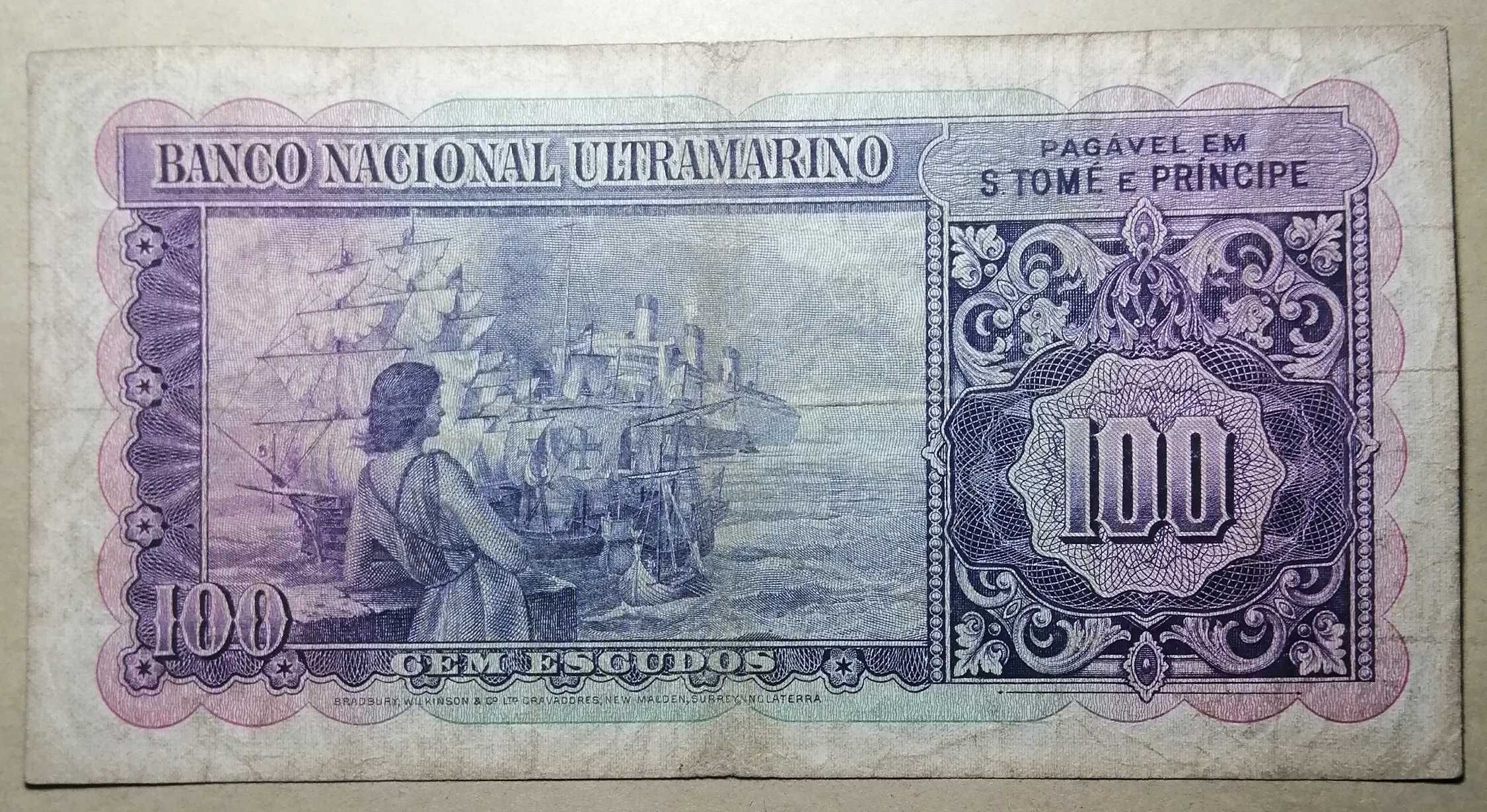 100 escudos 1958 S. Tome e Principe